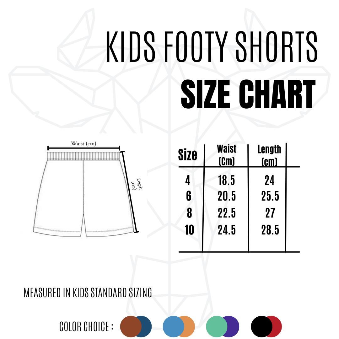 "The Brooke" Footy Shorts