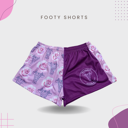 "The Roses" Footy Shorts