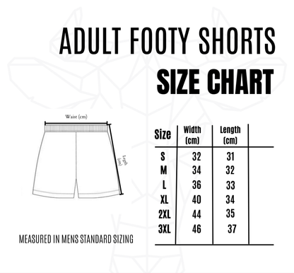 Tan Brown Footy Shorts