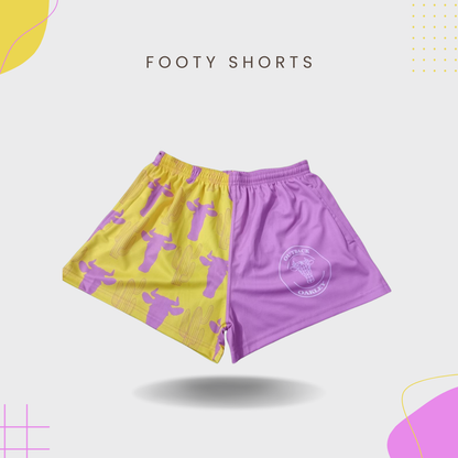 Outback Sunset Footy Shorts